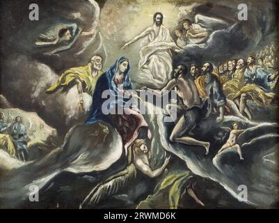 Funérailles du comte Orgaz * El Greco (1541-1614) Banque D'Images