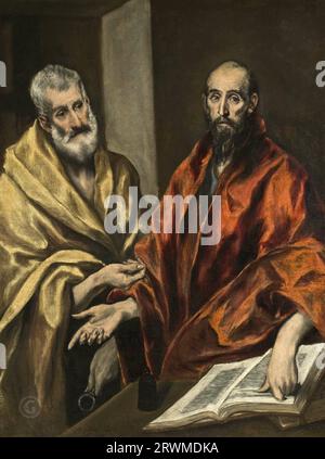 Saint Pierre et Saint Paul El Greco (1541-1614) Banque D'Images