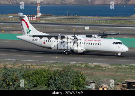 ATR72 de la aerolínea Royal Air Maroc Banque D'Images