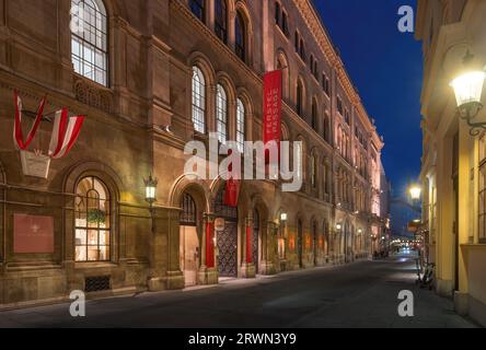 Palais Ferstel la nuit - Vienne, Autriche Banque D'Images