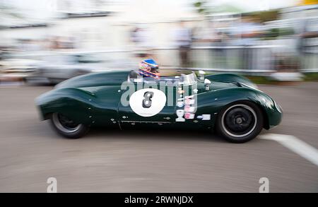 1955 Cooper-Climax T39 'Bobtail' piloté par John Clark / Barry Cannell dans le Trophée Freddie March Memorial au Goodwood Revival Meeting le 8 septembre 20 Banque D'Images