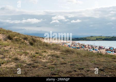 Plage de Liencres, Cantabrie, Espagne Banque D'Images