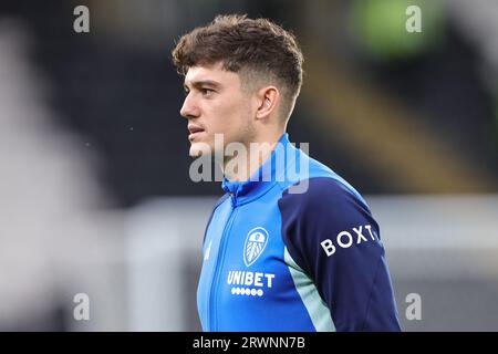 Hull, Royaume-Uni. 20 septembre 2023. Daniel James #20 de Leeds United arrive lors du Sky Bet Championship Match Hull City vs Leeds United au MKM Stadium, Hull, Royaume-Uni, le 20 septembre 2023 (photo de Mark Cosgrove/News Images) à Hull, Royaume-Uni le 9/20/2023. (Photo de Mark Cosgrove/News Images/Sipa USA) crédit : SIPA USA/Alamy Live News Banque D'Images