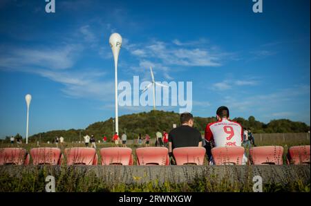 Munic, Allemagne. 20 septembre 2023. Fan von Harry Kane (Muenchen) FC Bayern München - Manchester United 20.09.2023 crédit : Moritz Muller/Alamy Live News Banque D'Images