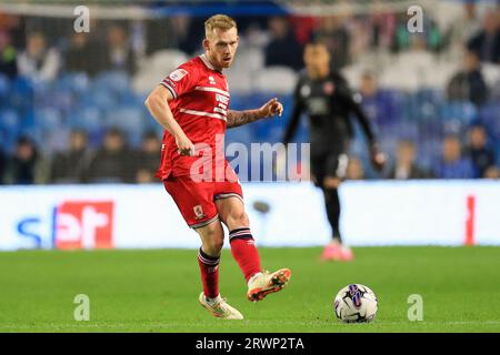 Sheffield, Royaume-Uni. 19 septembre 2023. Lewis O'Brien, milieu de terrain de Middlesbrough (28) lors du Sheffield Wednesday FC contre Middlesbrough FC EFL Sky Bet Championship Match au Hillsborough Stadium, Sheffield, Royaume-Uni, le 19 septembre 2023 Credit : Every second Media/Alamy Live News Banque D'Images