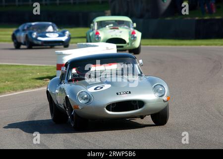 1961RBE-type 'semi-léger' piloté par Pedro de la Rosa / Joaquin Folch-Rusinol dans la course Royal automobile Club TT Celebration au Goodw Banque D'Images