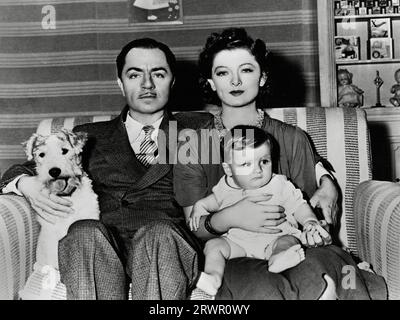 William Powell, Myrna Loy, 'Another Thin Man' (1939). Crédit photo : Loew's Inc. (Référence de fichier 34580-270TH) Banque D'Images