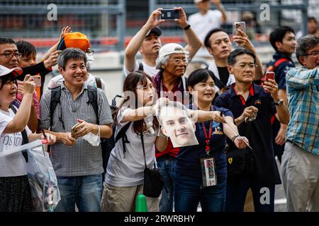 Suzuka, Japon. 21 septembre 2023. Spectateurs, supporters lors du Grand Prix du Japon Lenovo de Formule 1 2023, 16e manche du Championnat du monde de Formule 1 2023 du 22 au 24 septembre 2023 sur le Suzuka International Racing course, à Suzuka - photo Xavi Bonilla/DPPI crédit : DPPI Media/Alamy Live News Banque D'Images