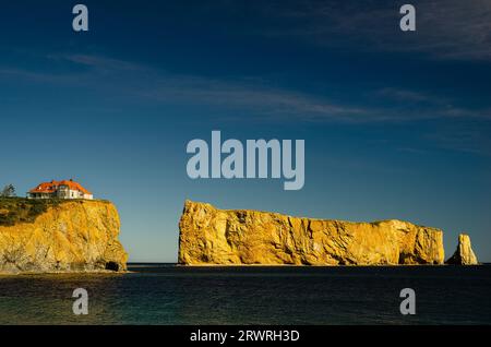 Le rocher Percé Percé, Québec, CA Banque D'Images