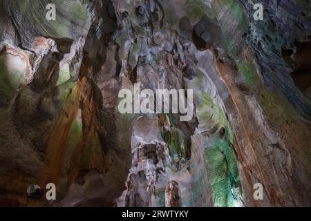 Cave Cueva de las Calaveras à Benidoleig, Alicante, Espagne Banque D'Images