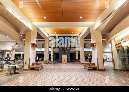 Albuquerque, États-Unis - 9 mai 2023 : terminal de l'aéroport international Sunport d'Albuquerque (ABQ) aux États-Unis. Banque D'Images