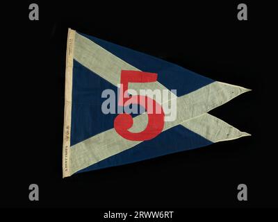 Drapeau désignant, chef quartier-maître, 5e corps d'armée. AF*25266A. Banque D'Images