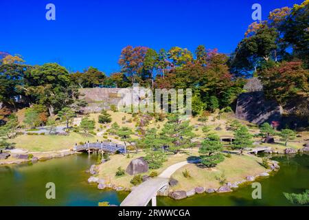 Jardin Gyokusen-in-maru dans Kenrokuen Garden Banque D'Images