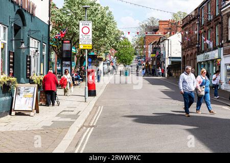 Belper Town Centre, Belper, Derbyshire, Peak District, Angleterre, Royaume-Uni, Belper Town, Belper UK, Belper England, Belper Derbyshire, ville, villes, Banque D'Images