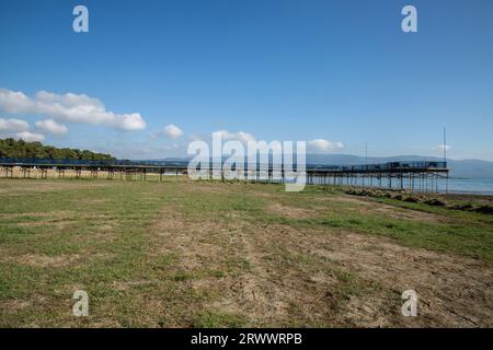 Plage du lac Iznik et sécheresse croissante Banque D'Images