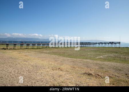 Plage du lac Iznik et sécheresse croissante Banque D'Images