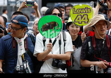 Suzuka, Japon. 21 septembre 2023. Spectateurs, supporters lors du Grand Prix du Japon Lenovo de Formule 1 2023, 16e manche du Championnat du monde de Formule 1 2023 du 22 au 24 septembre 2023 sur le Suzuka International Racing course, à Suzuka - photo DPPI crédit : DPPI Media/Alamy Live News Banque D'Images