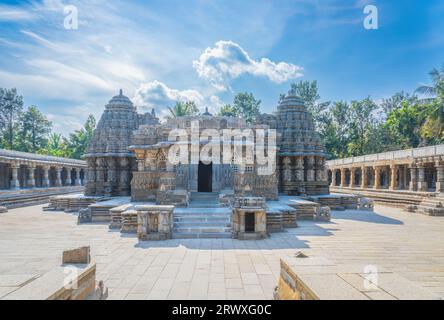 Le temple de Chennakeshava, un temple Hoysala à Somanathapur dans le Karnataka est également un site du patrimoine mondial de l'UNESCO Banque D'Images