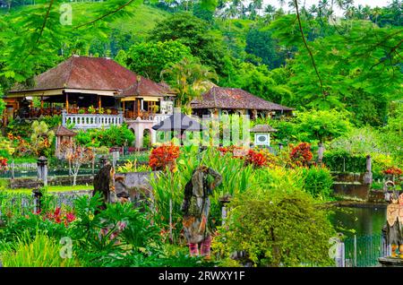 Palais royal de l'eau Tirta Gangga, Ababi, Abang, Kabupaten Karangasem, Bali, Indonésie. Banque D'Images