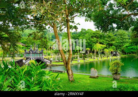 Palais royal de l'eau Tirta Gangga, Ababi, Abang, Kabupaten Karangasem, Bali, Indonésie. Banque D'Images