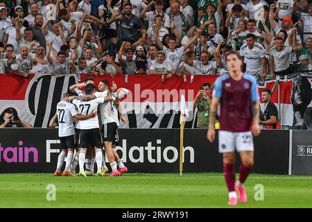 Varsovie, Pologne. 21 septembre 2023. Lors du match de qualification de l'UEFA Europa Conference League entre Legia Warszawa et Aston Villa le 21 septembre 2023 à Varsovie, Pologne. (Photo de PressFocus/Sipa USA) crédit : SIPA USA/Alamy Live News Banque D'Images