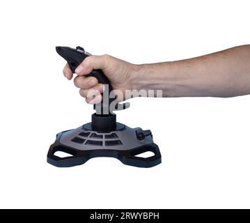 Joystick sur fond transparent Banque D'Images