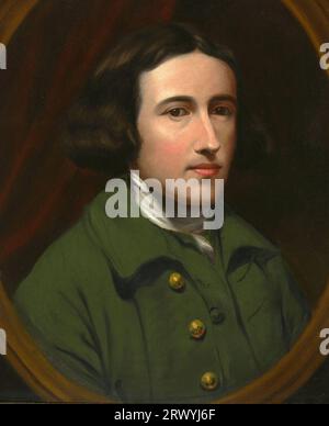 Benjamin West, (1738 – 1820) artiste américano-britannique. Portrait de West de 1770, par James Smith Banque D'Images