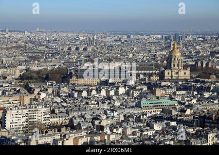 Invalides dans le 7e arrondissement, Paris Banque D'Images