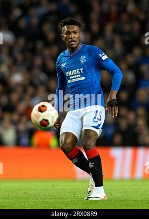 Glasgow, Royaume-Uni. 21 septembre 2023. Jos Cifuentes des Rangers lors du match de l'UEFA Europa League à l'Ibrox Stadium, Glasgow. Le crédit photo devrait se lire : Neil Hanna/Sportimage crédit : Sportimage Ltd/Alamy Live News Banque D'Images