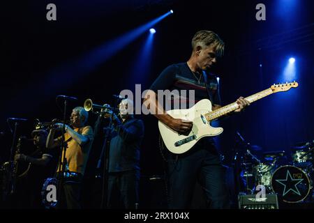 Milan, Italie, 20 septembre 2023. Le groupe soul Stone Foundation se produit en direct à Alcatraz à Milan. Crédits : Maria Laura Arturi/Alamy Live News Banque D'Images