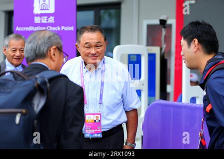 Hangzhou, Chine. 22 septembre 2023. JOCYasuhiro Yamashita Pentathlon moderne : demi-finale individuelle masculine au centre sportif Fuyang Yinhu lors des Jeux asiatiques de 2022 à Hangzhou en Chine . Crédit : Naoki Nishimura/AFLO SPORT/Alamy Live News Banque D'Images