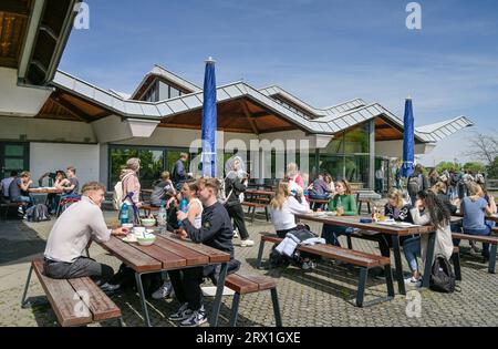 Zentralmensa, Johannes Gutenberg-Universität, Staudinger Weg, Campus Saarstraße, Mayence, Rheinland-Pfalz, Deutschland Banque D'Images