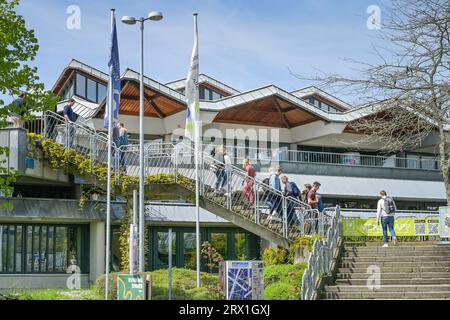 Zentralmensa, Johannes Gutenberg-Universität, Staudinger Weg, Campus Saarstraße, Mayence, Rheinland-Pfalz, Deutschland Banque D'Images