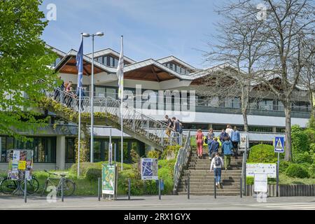 Zentralmensa, Johannes Gutenberg-Universität, Staudinger Weg, Campus Saarstraße, Mayence, Rheinland-Pfalz, Deutschland Banque D'Images