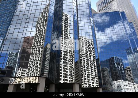 Gratte-ciel de Calgary. Vue sur les gratte-ciel de Calgary. Banque D'Images