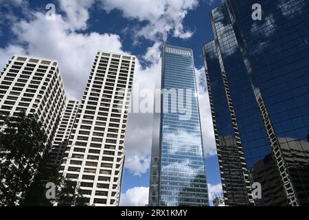 Gratte-ciel de Calgary. Vue sur les gratte-ciel de Calgary. Banque D'Images