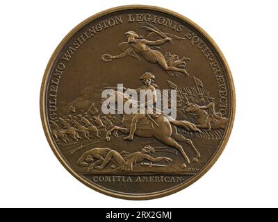 Médaille, William Washington au Cowpens, 1781, avers. NU*165206.0056. Banque D'Images