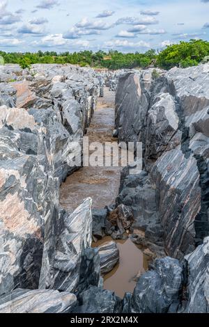 Gorge de Kola, guider, Nord Cameroun, Afrique Banque D'Images