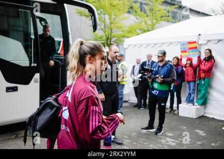 Gothenburg, Suède. 22 septembre 2023. L'espagnole Alexia Putellas arrive dans l'arène avant le match de football de l'UEFA Women's Nations League (Ligue A, Groupe A4) entre la Suède et l'Espagne au Gamla Ullevi à Gothenburg, Suède, le 22 septembre 2023.photo : Adam Ihse/TT/code 9200 crédit : TT News Agency/Alamy Live News News Banque D'Images