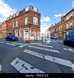 Quartier Hellemes, Lille, hauts-de-France, France Banque D'Images