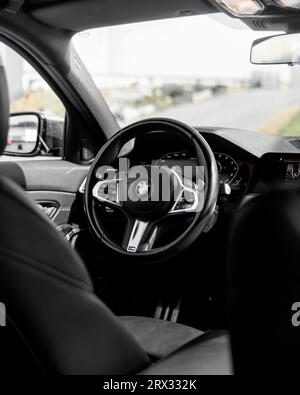 Intérieur BMW 3 en République tchèque Banque D'Images