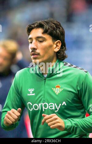 HECTOR BELLERIN, footballeur professionnel, joue actuellement pour le Real Betis. FC. Image prise lors d'une séance de formation. Banque D'Images