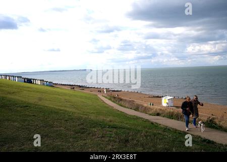 tankerton est une banlieue de whitstable ville, kent est, royaume-uni septembre 22 2023 Banque D'Images