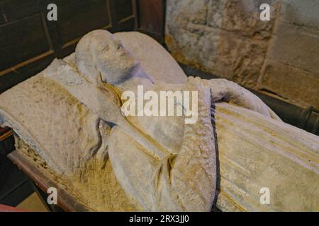 Bamburgh, Angleterre - 13 juillet 2023 : Mémorial Grace Darling dans l'église St Aidans, Bamburgh, Northumberland Banque D'Images