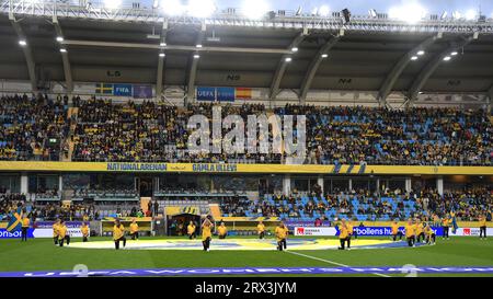 Gothenburg, Suède. 22 septembre 2023. Gamla Ullevi, Gothenburg, Suède, 22 septembre 2023 : Gamla Ullevi en tête du match en UEFA Nations League le 22 septembre 2023 entre la Suède et l'Espagne au Gamla Ullevi à Gothenburg, Suède (Peter Sonander/SPP) crédit : SPP Sport Press photo. /Alamy Live News Banque D'Images