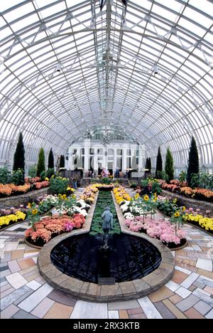 Marjorie McNeely Conservatory, Como Park, St Paul, Minnesota Banque D'Images