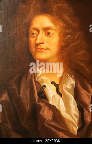 Angleterre, Londres, Portrait de Henry Purcell (1659-95) par John Closterman daté vers 1695 Banque D'Images