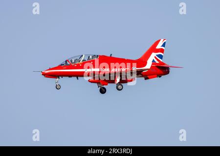 Royal Air Force British Aerospace Hawk T1A (REG : XX177) arrivée pour MIA 2023. Banque D'Images