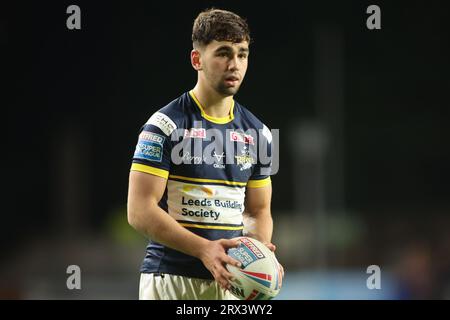 Leeds, Royaume-Uni. 22 septembre 2023. Headingley Stadium, Leeds, West Yorkshire, 22 septembre 2023 Betfred Super League Leeds Rhinos contre Castleford Tigers Jack Sinfield of Leeds Rhinos Credit : Touchlinepics/Alamy Live News Banque D'Images