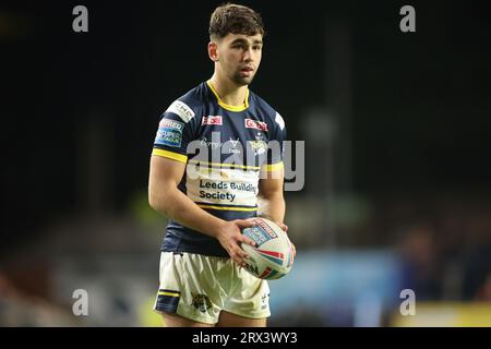 Leeds, Royaume-Uni. 22 septembre 2023. Headingley Stadium, Leeds, West Yorkshire, 22 septembre 2023 Betfred Super League Leeds Rhinos contre Castleford Tigers Jack Sinfield of Leeds Rhinos Credit : Touchlinepics/Alamy Live News Banque D'Images